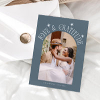 Liebe & Dankbarkeit Minimale Hochzeitsfoto Schiefe