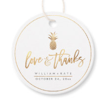 Liebe + Danke, Imitate Gold Ananas