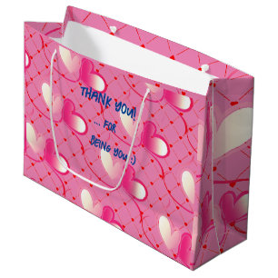 Liebe - Danke - Valentinstag Große Geschenktüte