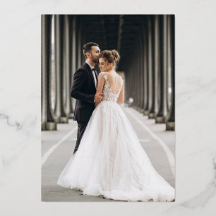 Liebe & Dankeschön Goldfolie Hochzeit Dankeskarten Folieneinladung