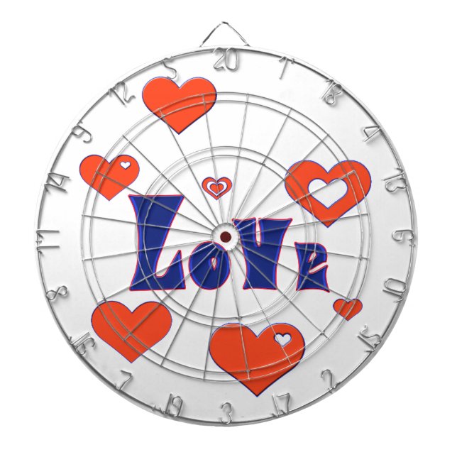 Liebe Dartscheibe (vorne)