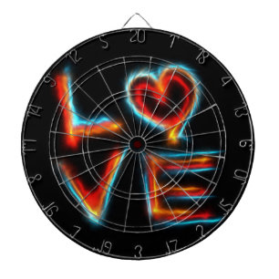 Liebe Dartscheibe