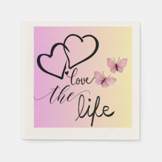 liebe das Leben  Serviette