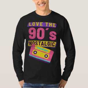 Liebe Das nostalgische Cassette-Party der 90er Jah T-Shirt