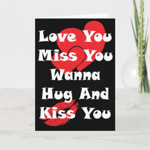 Liebe, dass du dich vermisst karte