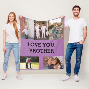 Liebe, dass du Fleece Blanket brüderst