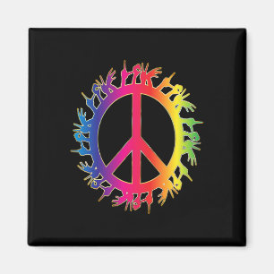 Liebe Deaf Peace Sign Language Handredner Magnet