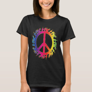 Liebe Deaf Peace Sign Language Handredner T-Shirt