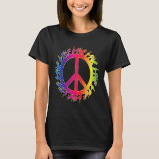 Liebe Deaf Peace Sign Language Handredner T-Shirt