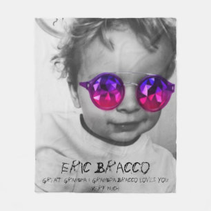 Liebe-Decke - Leben auf dem Stoop Fleecedecke