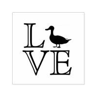 Liebe Decorative Script Duck Egg Briefmarke