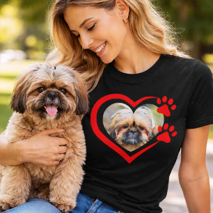 Liebe dein Fellbaby Foto Hundeliebhaber T-Shirt