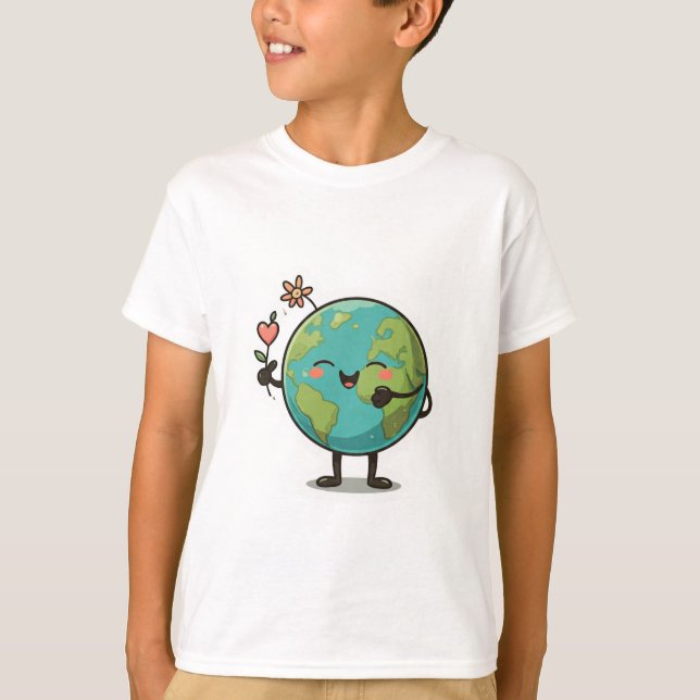 Liebe Dein Planet T-Shirt (Vorderseite)