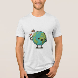 Liebe Dein Planet Tri-Blend Shirt