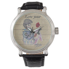 🕰️ "Liebe dein Selbst" Personalisierte Uhr - Krie
