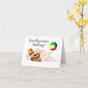 "Liebe Deine Krümmer" Karte