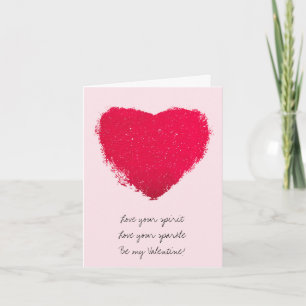 Liebe Deine magere Liebe Dein Geist Valentinstag Karte