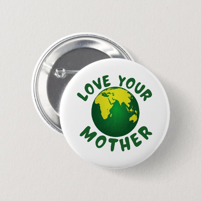 Liebe deine Mutter Button (Vorne & Hinten)