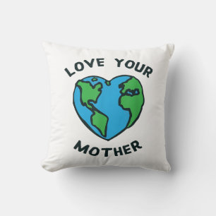 Liebe deine Mutter Erde Herz Kissen