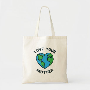 Liebe deine Mutter Erde Herz Tragetasche