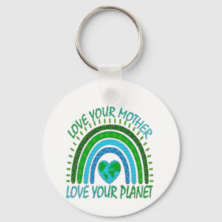 💚 Liebe deine Mutter, liebe deinen Planeten 🌍 Schlüsselanhänger