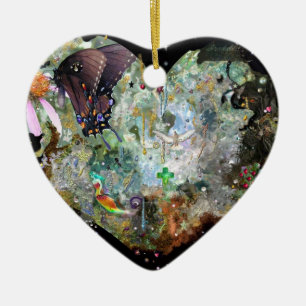 Liebe deine Welt! Keramikornament