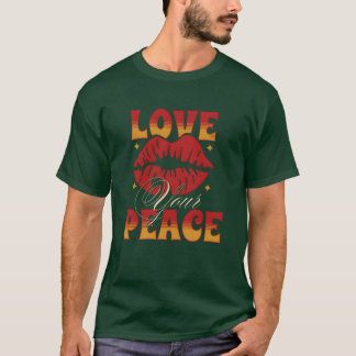 Liebe deinen Frieden Glaube Liebe vintage T-Shirt