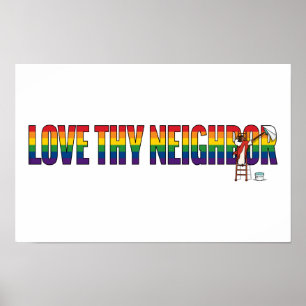 Liebe Deinen Nächsten Poster