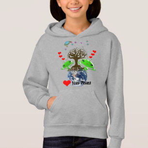 Liebe Deinen Planeten! Alien-Gel-Babys unterschrei Hoodie