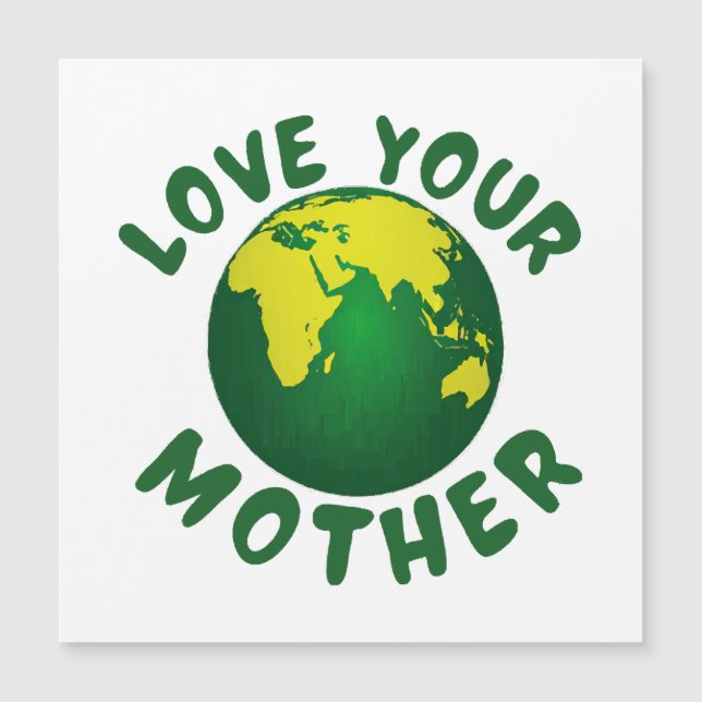 Liebe deiner Mutter Magnetkarte (Vorderseite)