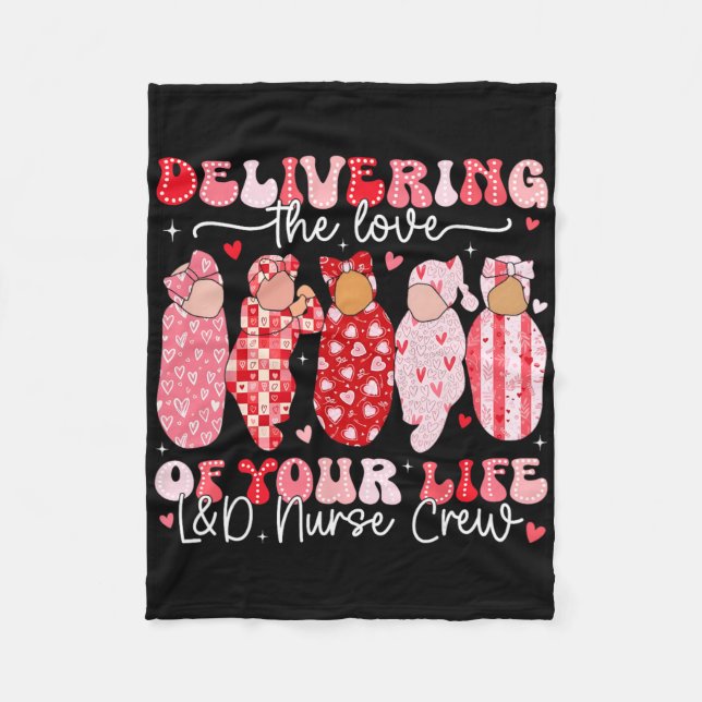 Liebe Deines Lebens Landd Krankenpfleger Crew  Fleecedecke (Vorderseite)