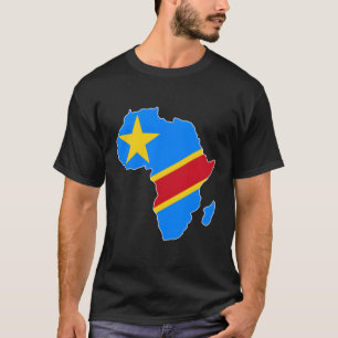 Liebe Demokratische Republik Kongo - DRK-Fahne nac T-Shirt