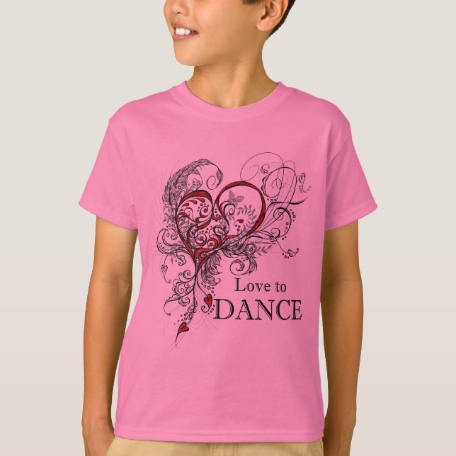Liebe, den KinderT - Shirt zu tanzen (Vorderseite)
