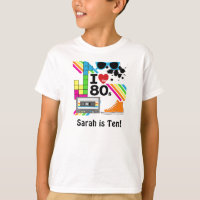 Liebe der 80er fertigte T - Shirt besonders an