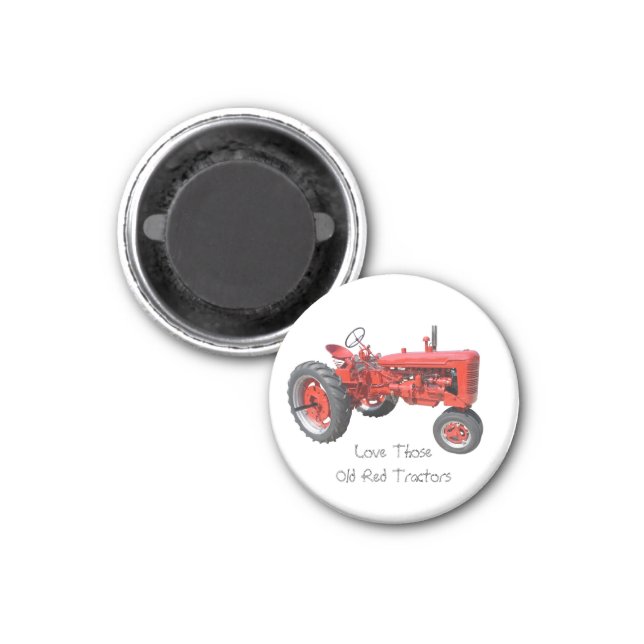 Liebe der alten roten Traktoren Magnet (Vorne)