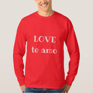 LIEBE der amo Classic Round Stickers T-Shirt