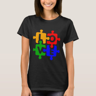 Liebe der Autismus-Bewusstsein T-Shirt