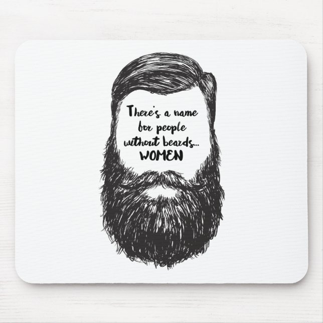Liebe der Bart Mousepad (Vorne)