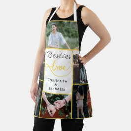 Liebe der Besties-Schürze | 6-Foto Collage Geschen Schürze