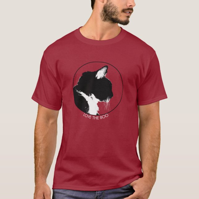 LIEBE der BOO Katzen-T - Shirt (Vorderseite)