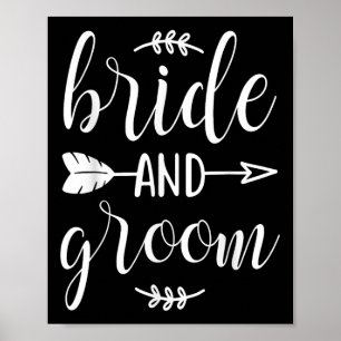 Liebe der Braut- und Groomehe Verlobt Poster