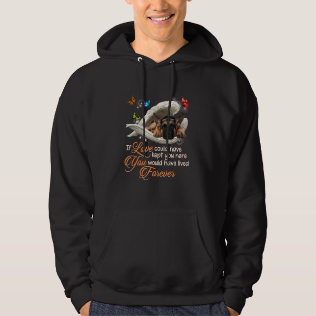 Liebe der deutschen Schäferhunde Hoodie (Vorderseite)