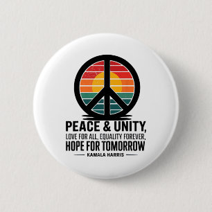 Liebe der Einheit des Friedens für alle Gleichbere Button
