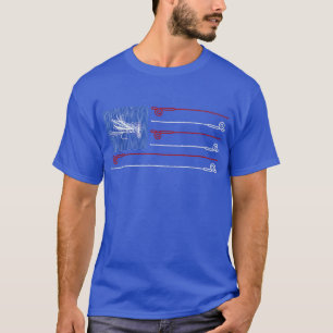 Liebe der Fliegenflagge 1071 T-Shirt