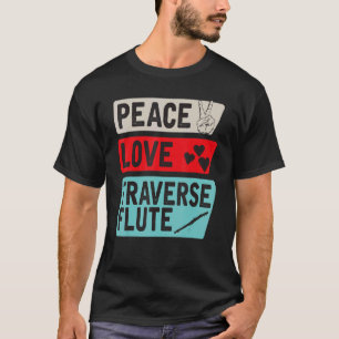 Liebe der Friedensbewegung durch die Flutmusik T-Shirt