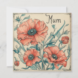 Liebe der Gebote von Mama: herzliche Notecards Feiertagskarte
