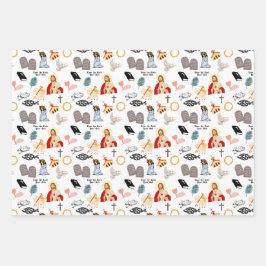 Liebe, der Herr, dein Gott, betet, Glaube Inspirat Geschenkpapier Set