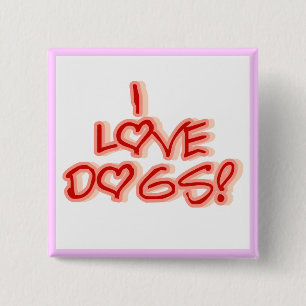 Liebe der Herz-I verfolgt T-Shirts und Geschenke Button