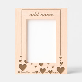 Liebe der Herzrahmen Geätzte Rahmen