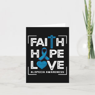 Liebe der Hoffnung Alopecia Bewusstsein 1 Karte